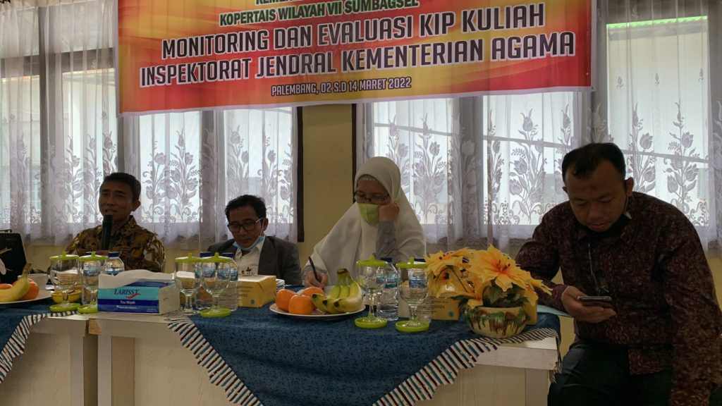 Monitoring dan Evaluasi KIP Kuliah Inspektorat Jenderal Kementerian Agama di Kopertais Wilayah VII