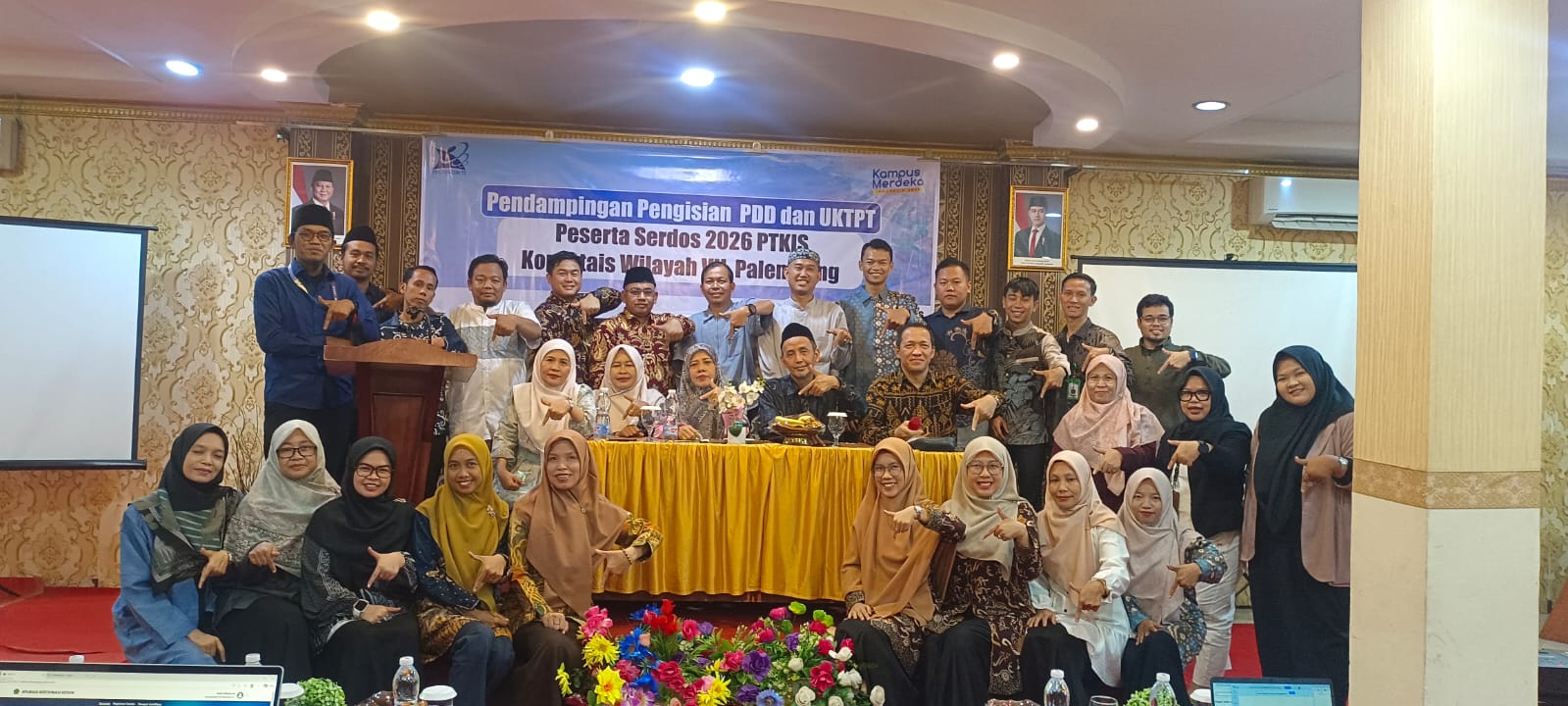KOPERTAIS MENGADAKAN PENDAMPINGAN  PENGISIAN PDD DAN UKTPT PESERTA SERDOS TAHUN 2026